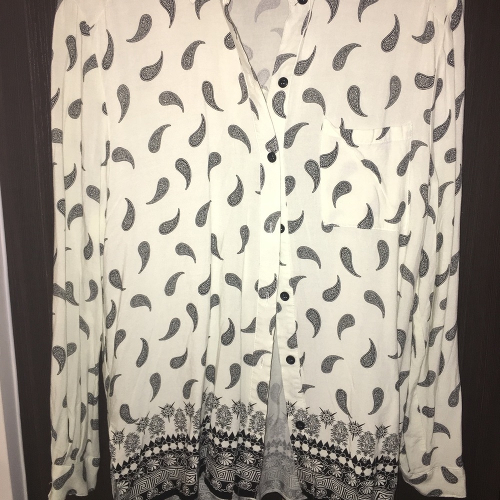 Paisley button up